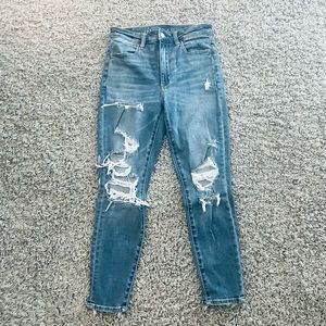 American eagle super high rise jegging